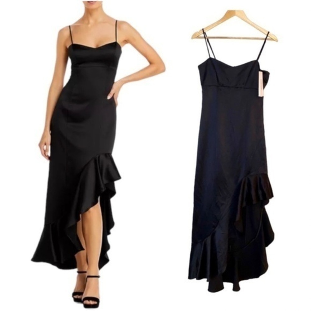 Elegant Black Midi Dress